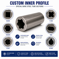 Tube de précision en acier au carbone, fournisseur direct d'usine, service OEM de découpe, façonnage et ébavurage de tuyaux en acier pour machines minières