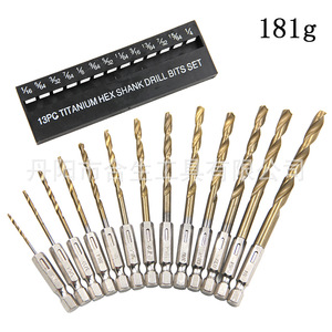 ดอกสว่านไทเทเนียมเคลือบไทเทเนียม รุ่น Mr Drill Imperial Hex Shank ขนาด 1/16-1/4 นิ้ว สำหรับโลหะที่ไม่ใช่เหล็ก - Product Image 4