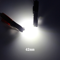 A80 Festoon COB dôme lumières voiture intérieur verre étui à lentilles C5W 31mm 36mm 39mm 41mm 12 puces LED 6000K 12V