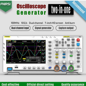 Oscilloscope numérique <span class=keywords><strong>FNIRSI</strong></span>-<span class=keywords><strong>1014D</strong></span> 2-en-1, générateur de signaux à double canal, bande passante analogique 100 MHz * 2, fréquence d'échantillonnage 1 GSa/s - Product Image 4