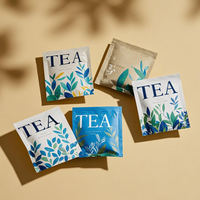 Sachets de thé en papier kraft laminé de qualité alimentaire, écologiques, portables, imprimés sur mesure, petits sachets de thé, sachets de café