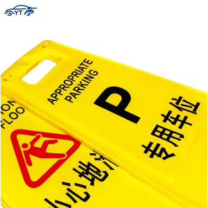 مبيعات المصنع مباشرة سعر أقل نوع محتوى قابل للتخصيص علامة تحذير حركة المرور البلاستيكية علامة تحذير قابلة للطي - Product Image 3
