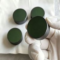 Lentille infrarouge à base de soufre Rehoboth IRG 206 25,4x11 mm, revêtement antireflet double face, transmission infrarouge 7-14 mm, OEM 1