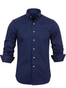 <span class=keywords><strong>Chemise</strong></span> à manches longues RL pour <span class=keywords><strong>homme</strong></span>, <span class=keywords><strong>col</strong></span> à revers, en coton, broderie Ma Biao, commerce extérieur transfrontalier - Product Image 2