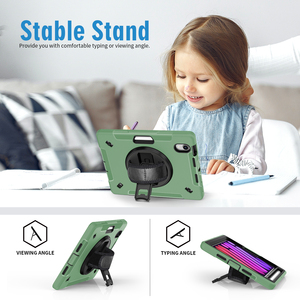 Dành Cho Apple <span class=keywords><strong>Ipad</strong></span> <span class=keywords><strong>Mini</strong></span> 6 2021 8.3 Inch Ốp Lưng Chống Sốc Lai Thời Trang Vỏ Máy Tính Bảng Hybrid Armor TPU PC Chân Đế - Product Image 6