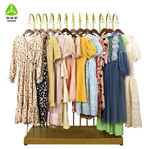 Bulk Wholesale Second Hand Clothes Brand Name High End Cotton Dress singapore used clothing