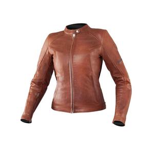 Vestes de moto en cuir d'agneau véritable pour femmes, respirantes, longues fermetures à glissière, mode extérieure, course - Product Image 1
