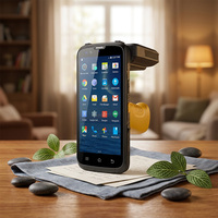 Dispositivo Portátil de Seguridad Biométrica Android 15 de 5.72 Pulgadas con Lector de Huellas Dactilares y Escáner de Códigos de Barras RFID 13.56mhz/1D 2D