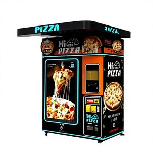 Máquina expendedora de pizza para exteriores de 8/10/12 pulgadas con sistema de calentamiento de 7500W, horno de 350W, función de autolimpieza habilitada para SDK y compatible con ADA - Product Image 1