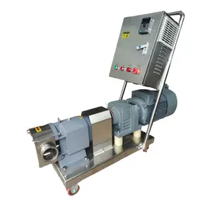 DZJX 3 Stage Inline High Shear Emulsifier Mixer Homogenizer Pump For Food Grade Three-Stage Sanitary Emulsifying Pumps