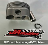 Piston forgé à double revêtement Toyota 2UZ-FE 4032 pour moteur V8 4.7L, idéal pour une mise en valeur des performances