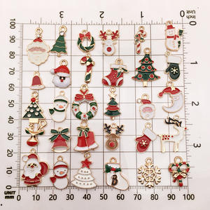 Mixed Styles Christmas <strong>Charms</strong> Pendants DIY Jewelry for Necklace Bracelet Making Accessaries Kids Gift - Product Image 4