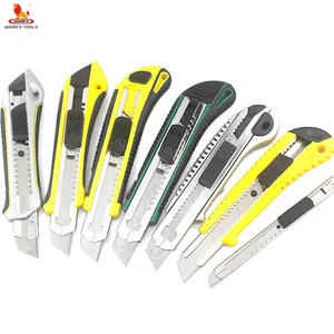 Multi Mes Rvs Veiligheid Utility Knife Cutter 18Mm