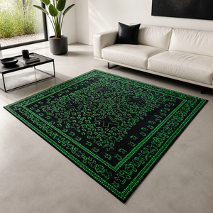 Großhandel Maßgefertigter Teppich mit Rutschfester Rückseite Großer Bedruckter Teppich Wohndekor Bodenmatte in Kundenspezifischer Größe - Product Image 5