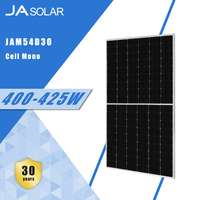 Modules photovoltaïques bifaciaux JA Solar DeepBlue 410W demi-cellules à bas prix, qualité certifiée pour diverses applications de systèmes solaires