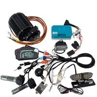Kit de conversion de vélo électrique sans balais 72V 1500W avec moteur central, contrôleur, accélérateur et écran – Vente en gros usine OEM