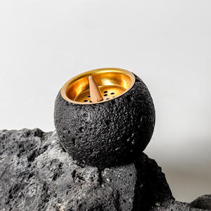 Support d'encens créatif en ciment fait main, style industriel simple et discret, pour cadeau d'affaires ou décoration de bureau intérieur - Product Image 3