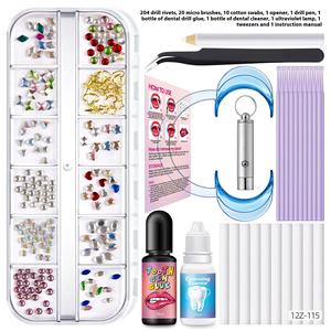 Perceuse dentaire 3D américaine européenne Rhinestones outil de colle en plastique transfrontalier perceuse décorative oeil de cheval pour poteaux <span class=keywords><strong>dentaires</strong></span> - Product Image 6