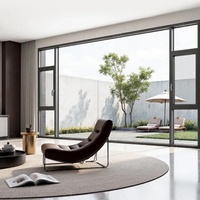 Ventanas Abatibles de Aluminio con Rejillas de Ventilación, Triple Aislamiento y Vidrio Templado, Fabricadas en Foshan, China