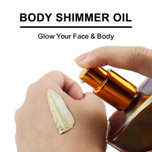 น้ำมันประกายระยิบระยับหลากสีออร์แกนิกพร้อมวิตามินอีและน้ำมันโจโจบาสำหรับดูแลผิวเครื่องสำอางมีกลิ่นหอม - Product Image 3