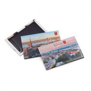 Imanes de Estaño Premium, Recuerdo de Viaje de Riga, Letonia, Imán Personalizado para Refrigerador - Product Image 2
