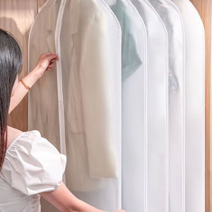 Fundas Protectoras para Ropa Extra Largas, Fundas Translúcidas de Plástico para Chaquetas, Abrigos y Vestidos - Product Image 1