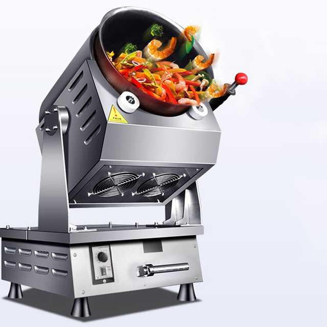 Fried Rice Food Cooking Stirrer Mixer Robot Restaurant Kitchen Intelligent Automatic Wok Cooking Robot Machine