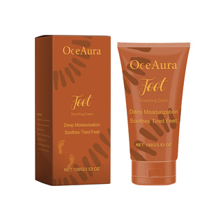 Crema idratante idratante OceAura tenera per piedi crema idratante per piedi secchi Urea infusa maschera per la cura della pelle ammorbidisce e lenisce la pelle del piede - Product Image 1