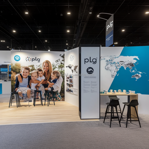 Stand d'exposition modulaire 20x20, stand d'événement personnalisé, stand d'exposition portable, stand d'exposition, stand d'exposition pour <span class=keywords><strong>IMEX</strong></span> America - Product Image 6