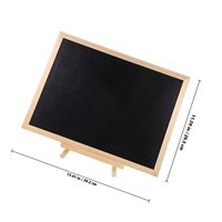 Tableau noir en bois massif de pin naturel, sur mesure, avec cadre en bois, pour décoration de café, restaurant, bureau - Vente en gros