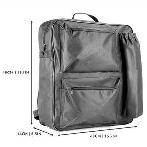 Sac multifonction pour fauteuil roulant, sac à dos pour scooter de mobilité, sac de rangement arrière rembourré, multi-poches, imperméable - Product Image 6