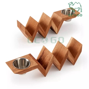 Soportes para Tacos <span class=keywords><strong>de</strong></span> Diseño Ingenioso y Moderno con Tazón para Condimentos, Juego <span class=keywords><strong>de</strong></span> 2 Soportes para Tacos Hechos a Mano - Product Image 1