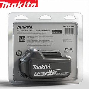 Maktita 100% Original, Batería de Alta Capacidad de 18V 5Ah BL1830B BL1850B BL1820 BL1840B BL1860B <span class=keywords><strong>BL1815</strong></span> para Juego Combinado - Product Image 2