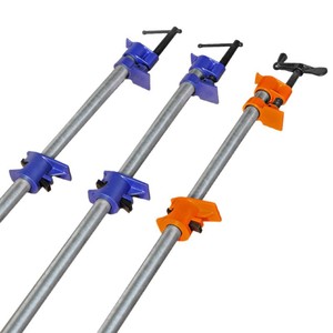 Colliers de serrage rapides pour tuyaux 3/4 po en acier pour la menuiserie et la travail du bois - Product Image 1