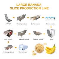 Machine industrielle automatique de fabrication de chips de banane frites en tranches longues, snacks, chips de banane philippines, chifle, pour le traitement des bananes
