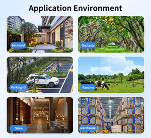 10X <span class=keywords><strong>Zoom</strong></span> WIFI 4MP solaire alimenté PTZ Cc 3 objectifs 4G SIM sécurité suivi de mouvement et Vision nocturne pour caméra IP dôme domestique - Product Image 4