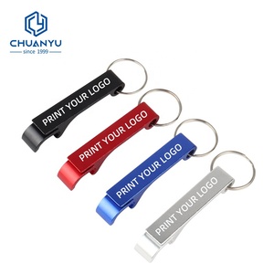 Porte-clés Ouvre-bouteille avec logo personnalisé Ouvre-bouteille en acier inoxydable Fête de mariage Cadeau en métal Ouvre-bouteille de bière - Product Image 3