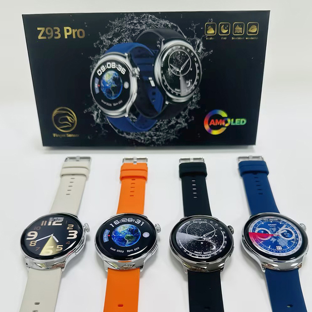 Z93 Pro 1.52 HD Definition Large Screen Sport Health Monitoring Super Amoled Fashion Dial Gesture Control Smart Watch Smartwatch