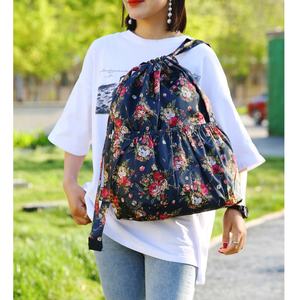 Custom Large Nylon Drawstring <b>Bag</b> Fashion Sport Gym <b>Swimming</b> <b>Waterproof</b> Gym Drawstring <b>Bags</b> with Logo Made Non Woven Polyester - Product Image 5