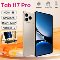 Tablet PC 2026 Flagship Tab I17 Pro, Pantalla Grande HD de 10.1 Pulgadas, 16 GB + 1 TB de Almacenamiento, Android 15, Wi-Fi, GPS, Tablet PC para Negocios y Oficina