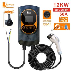 Cargador para Vehículos Eléctricos Feyree de 7KW, Nueva Aplicación Inteligente con WIFI, 1 Fase, 32A, Corriente Ajustable, Cable de Carga SEA J1772 - Product Image 6