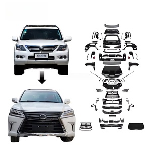 Para <span class=keywords><strong>Lexus</strong></span> Lx570 2008-2015, Actualización al Estilo OEM <span class=keywords><strong>2020</strong></span>, Kit de Accesorios para Auto, Parachoques, Faros Delanteros LED - Product Image 1