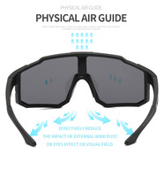Lunettes de soleil polarisées pour le vélo, lunettes de soleil de sport de plein air pour hommes et femmes, nouvelle collection en gros, matériau de la monture en PC UV400