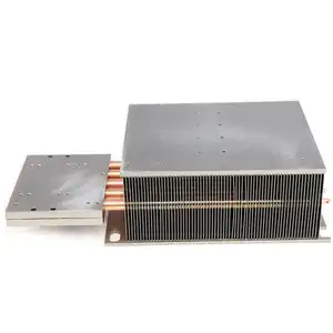Individueller Aluminium-Extrudierflügel-Computer-Server 300 W Kühlsystem Wärmedose