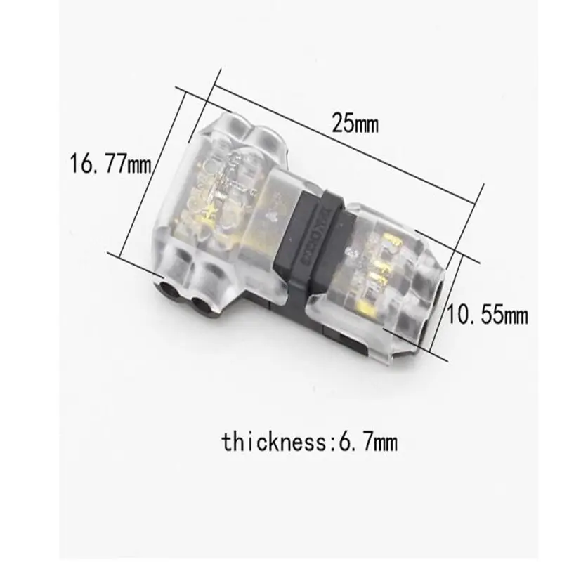 कोई वेल्डिंग T-2 तार कनेक्टर एलईडी पट्टी samung के लिए सूरज बोर्ड LM561C/ LM301h/lm301b स्मार्ट बढ़ने प्रकाश किट