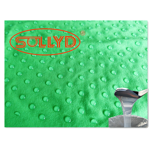 Sollyd thân thiện với môi chất lỏng tốt nhất siêu bóng sáng Silicone Vải màn hình in ấn dệt mực chống Di Cư Silicone Trắng - Product Image 2