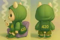 Nouveau design Feuille de tabac vert plante en peluche jouet personnalisé à la main doux câlin soulagement du Stress peluche plante poupée nouveauté cadeau