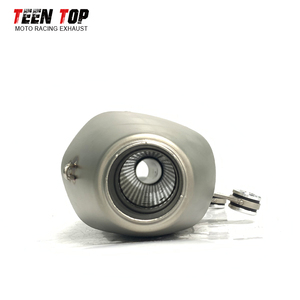Silencieux d'échappement 4 temps 2020-2023 pour <span class=keywords><strong>KTM</strong></span> 250/<span class=keywords><strong>350</strong></span>/450 /500 EXC-F/FE350/FE501 Silencieux en acier inoxydable sans DB Killer 50.5mm - Product Image 3
