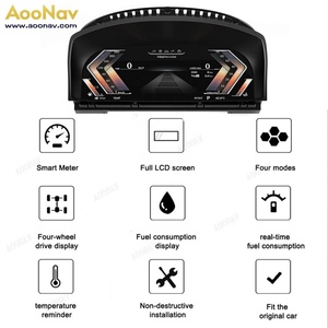 Car LCD Digital for BMW 7series E65 E66 2001-2008 Original LCD <b>Stereo</b> Virtual Speedometers Dashboard Player Android RHD LHD - Product Image 4