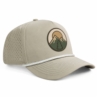 Casquette de baseball 5 panneaux personnalisée en gros, perforée au laser, respirante, imperméable, séchage rapide, pour sport de plein air, motif léopard